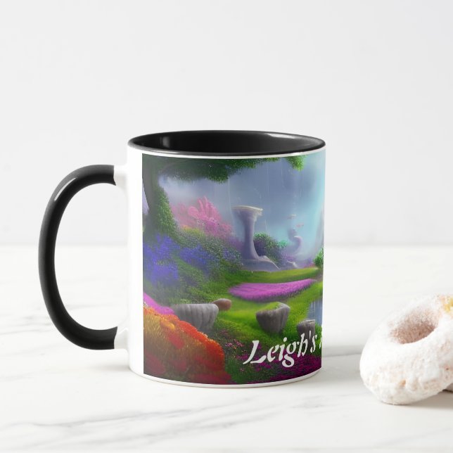 Mug Thé Morning de Leigh personnalisable (Avec donut)