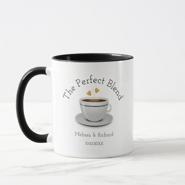 Mug The Perfect Blend Café Cœur Mariage Favori   (Gauche)