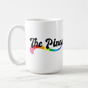 Mug The Pines Fire Island NY logo arc-en-ciel fierté L