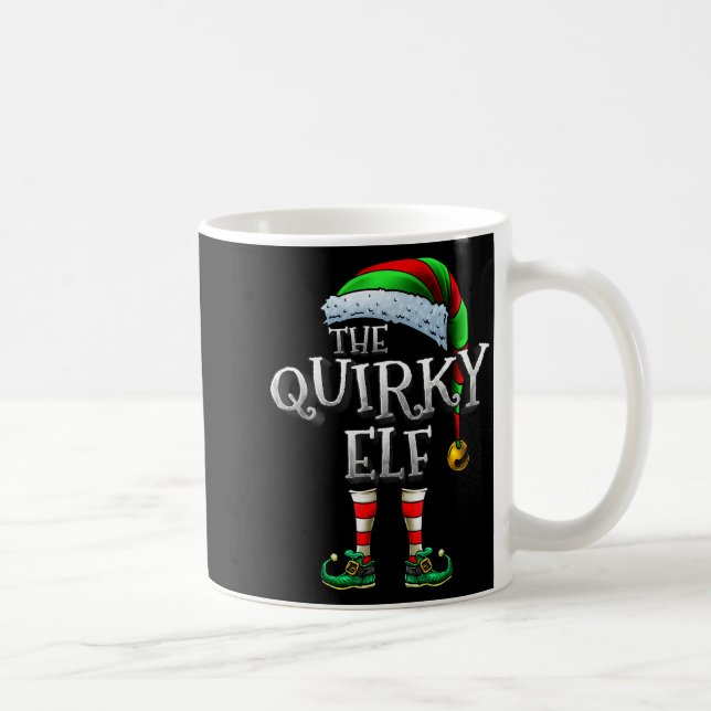 Mug The Quirky Elf Shirt Matching Family Quirky Christ (Droite)