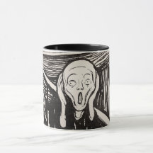 The Scream (1895) Edvard Munch Woodcut Art