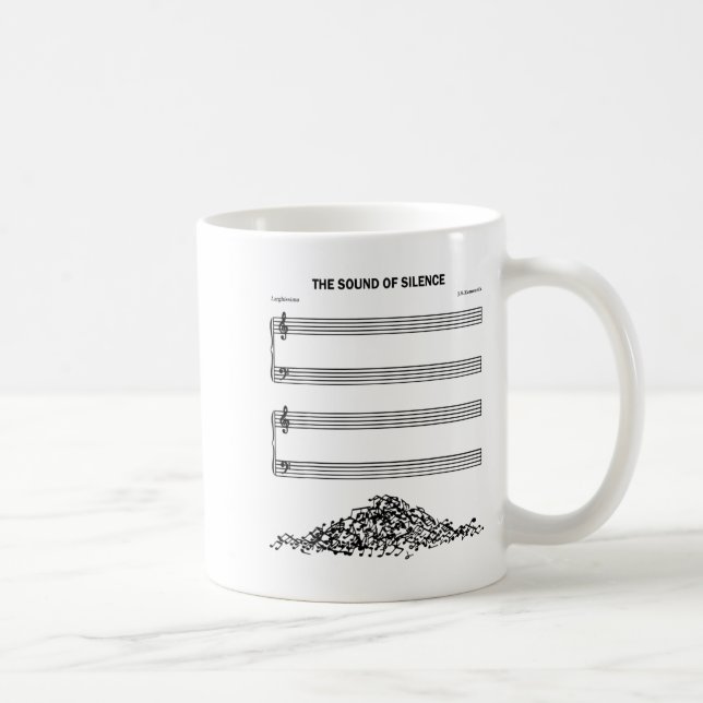 Mug The Sound Of Silence Funny Musical  (Droite)