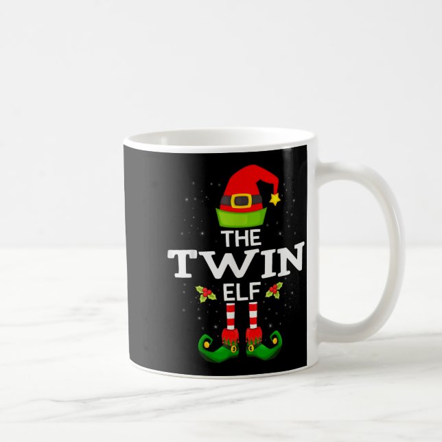Mug The Twin Elf Christmas Family Matching Pajama  (Droite)