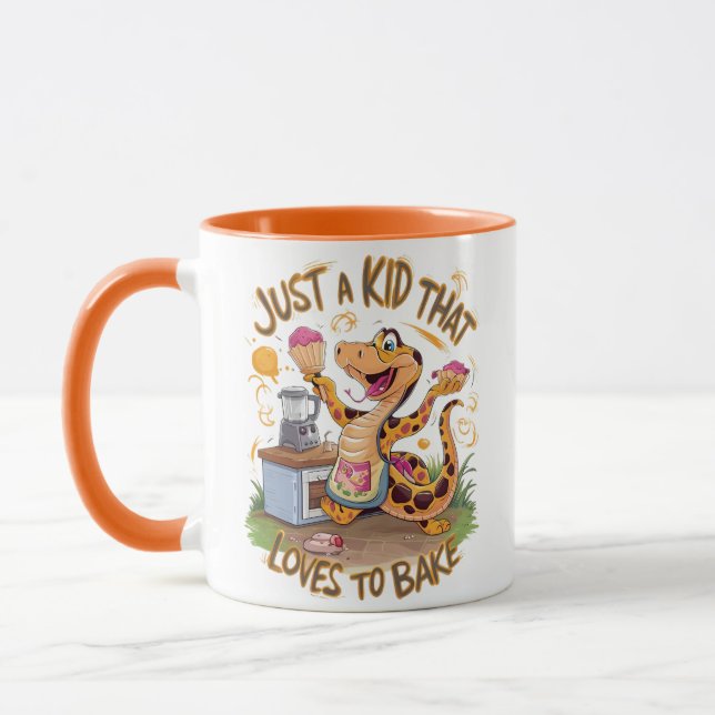 Mug Thé Whimsical Avec Serpent À Cuisson De Gâteau (Gauche)