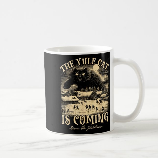 Mug The Yule Cat Is Coming Gothic Christmas Winter Sol (Droite)