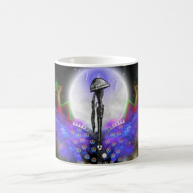 Mug The zipper of peace 2- Cup (básic) Free Woman (Centre)