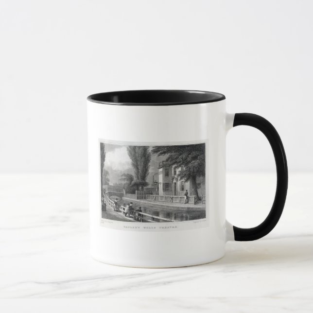 Mug Théâtre des puits de Sadler, gravé par J. Garner (Droite)