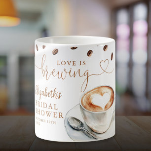 Mug Thème de Baby Shower Love Is Brewing