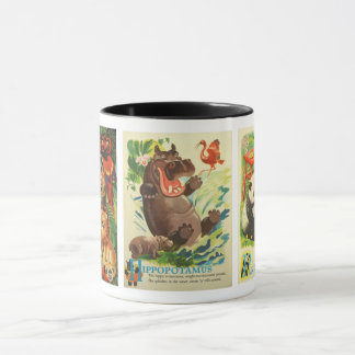 MUG THÈME DE L'ENFANT "AU ZOO" EN 1940