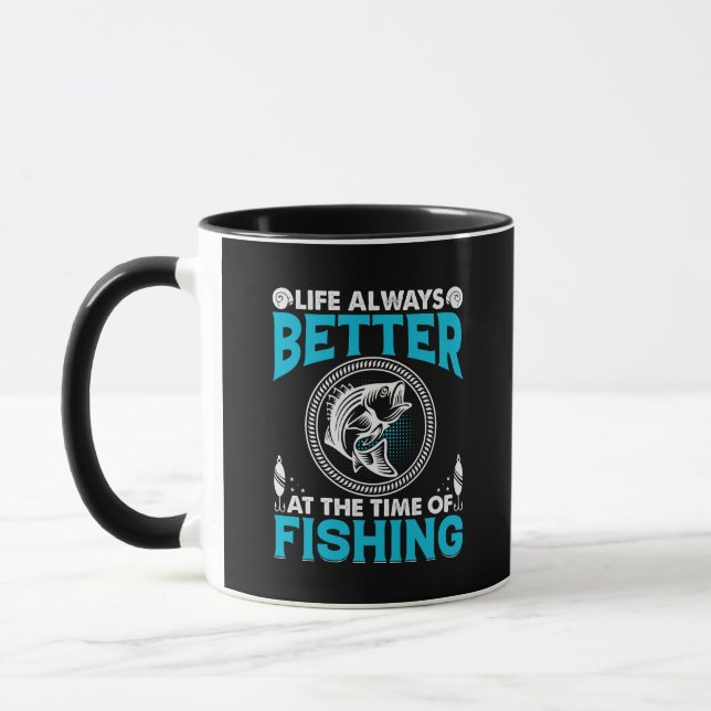 Mug Thème de pêche (Gauche)