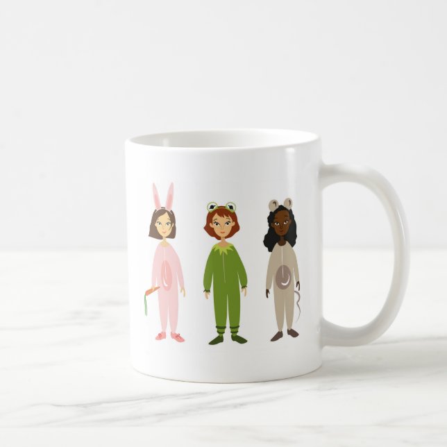 Mug Thème des amies en pyjama pour filles mignonnes (Droite)
