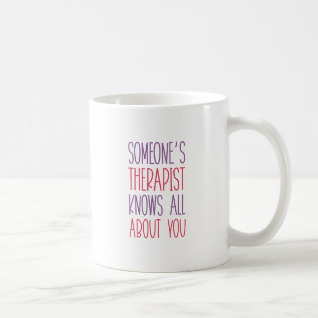 Mug Thérapeute de quelqu'un (Droite)
