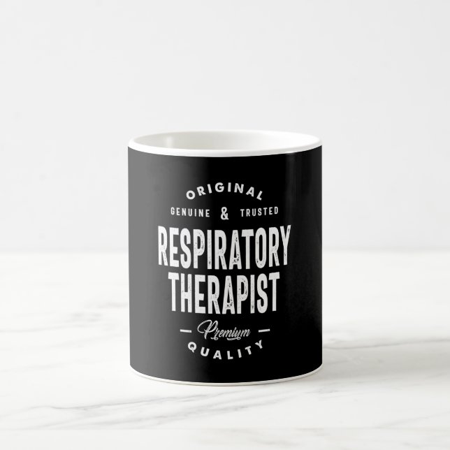 Mug Thérapeute respiratoire Titre du poste Cadeau (Centre)