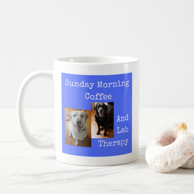 Mug Thérapie du dimanche matin - Mug-A-Tude (Avec donut)