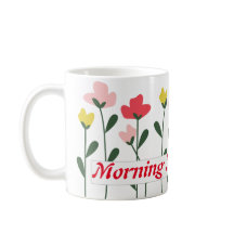 mug thérapie du matin tasse florale