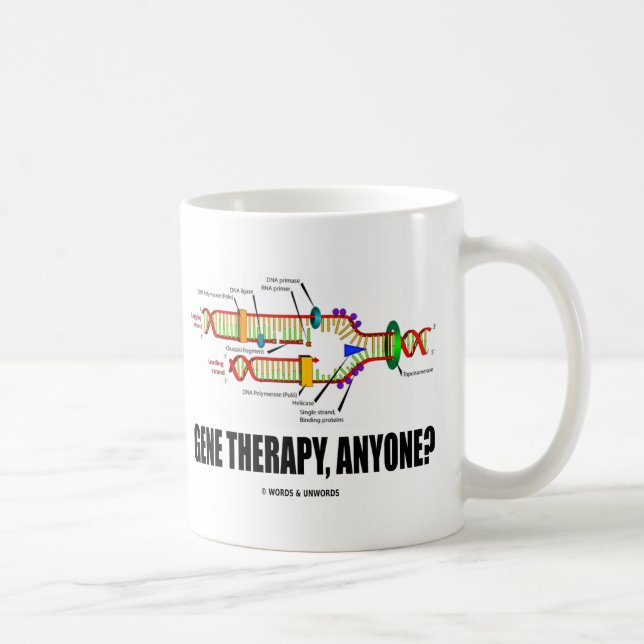 Mug Thérapie génique, Quelqu'Un ? (Réplication de l'AD (Droite)