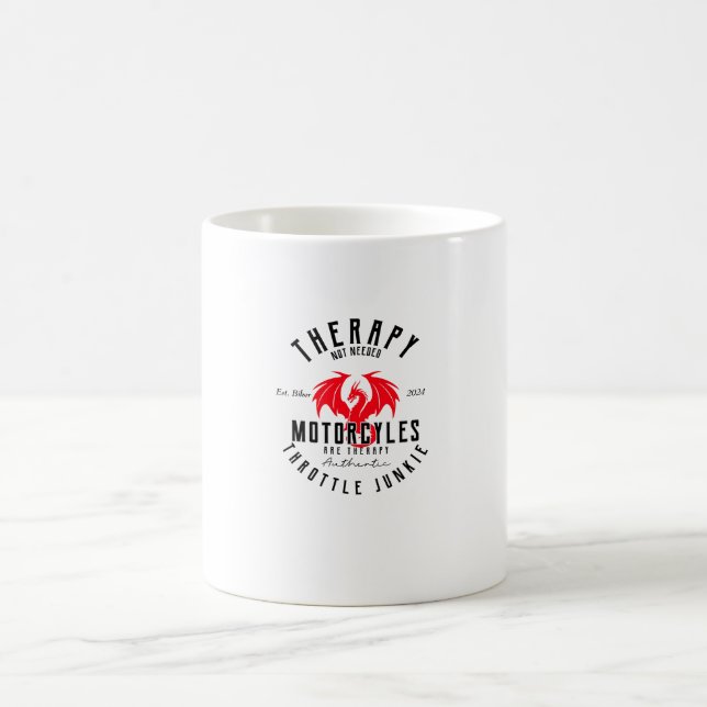 Mug Thérapie motocyclette (Centre)