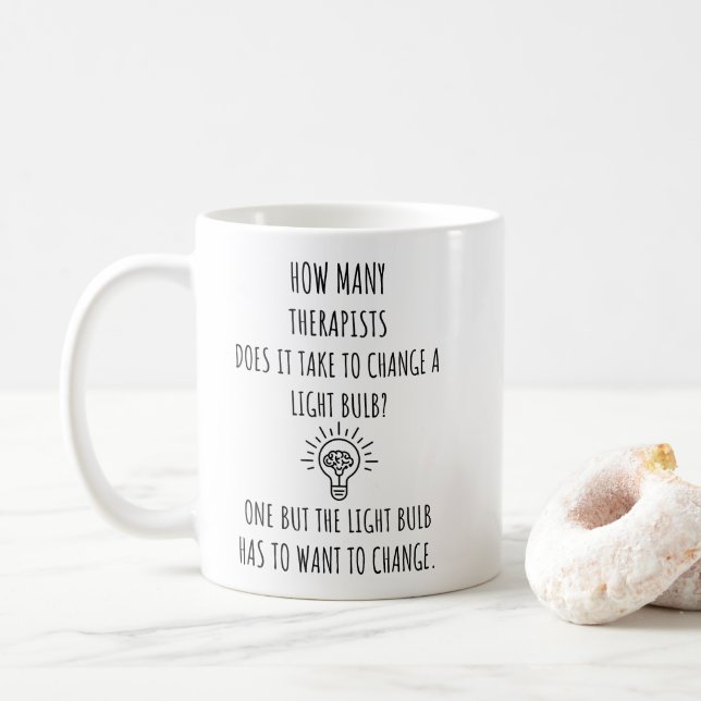 Mug Thérapiste (Avec donut)