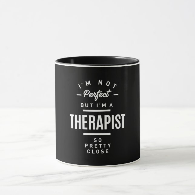Mug Thérapiste Travail Titre du poste Cadeau (Centre)