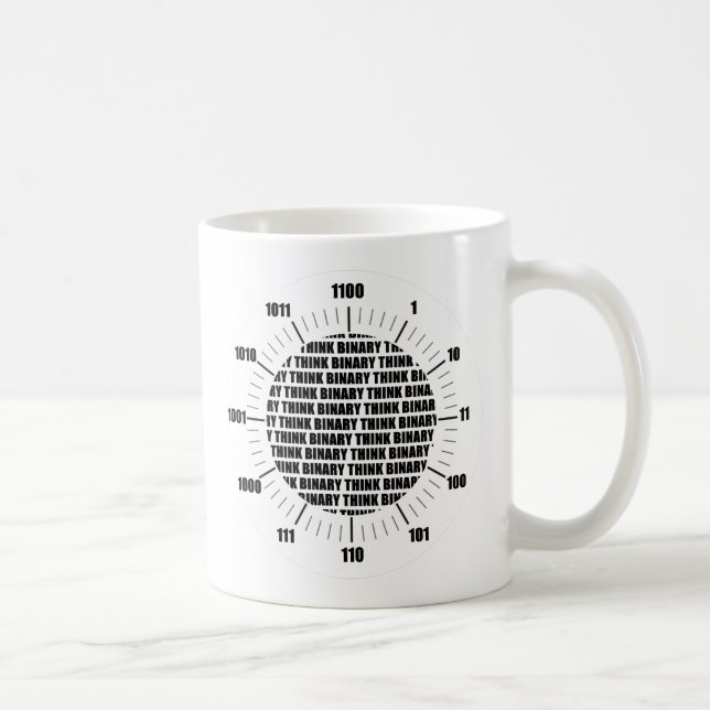 Mug Think Binary Clock (Droite)