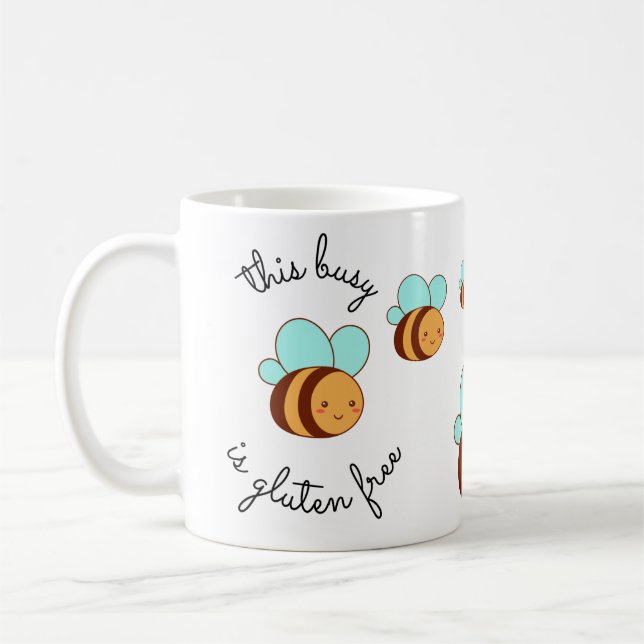 Mug This Busy Bee is Gluten Free (Gauche)