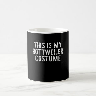 Mug This Is My Rottweiler Dog Costume Halloween Lazy
