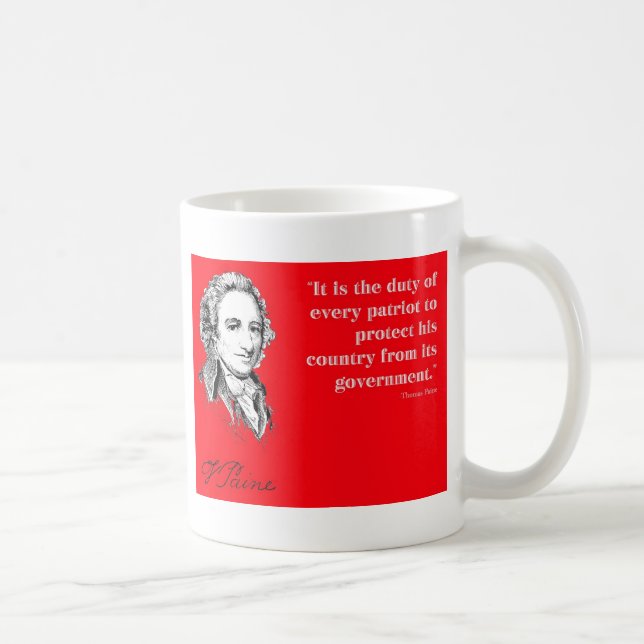 Mug Thomas Paine (Droite)