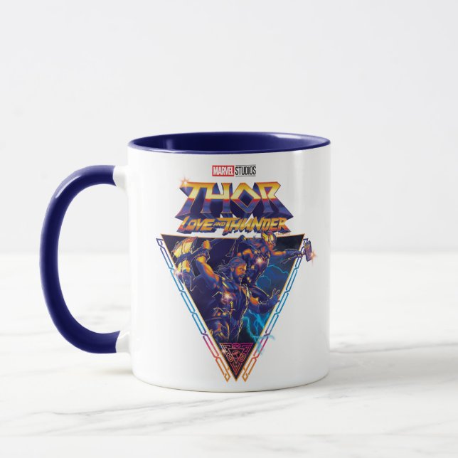 Mug Thor : Love and Thunder Prismatic Triangle Graphic (Gauche)