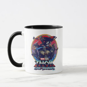 Mug Thor : Love and Thunder Retro Group Graphic