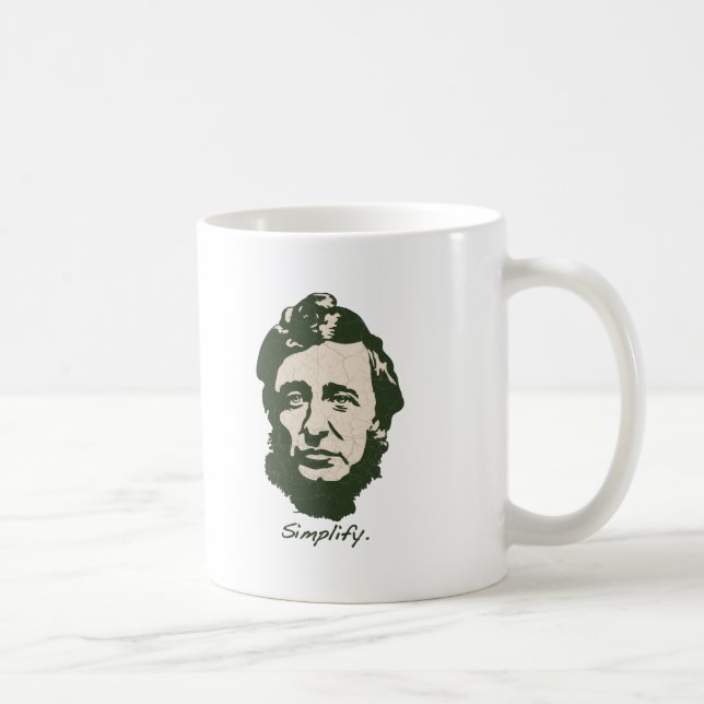 Mug Thoreau - simplifiez (Droite)