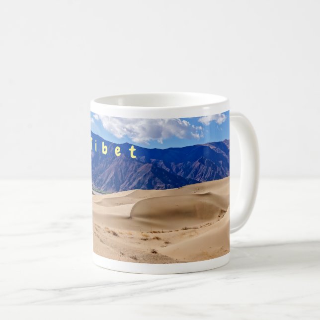 Mug Tibet - dunes de sable (Devant droit)