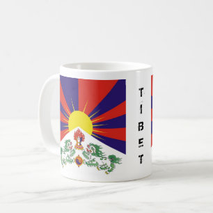Mug Tibet, Lions de Neige, Drapeau Tibétain - L'Himala