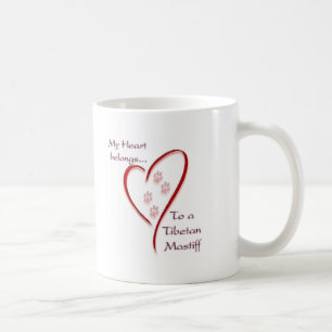 Mug Tibétain Mastiff Coeur Appartient