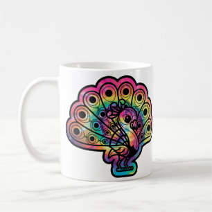 Mug Tie Dye Peacock