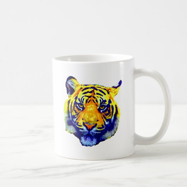 Mug Tiger Eyes Pop Art (Droite)