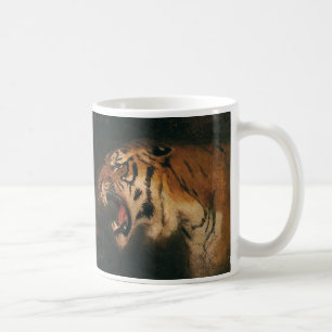 Mug Tigre de Bengale vintage grand félin rugissant, an