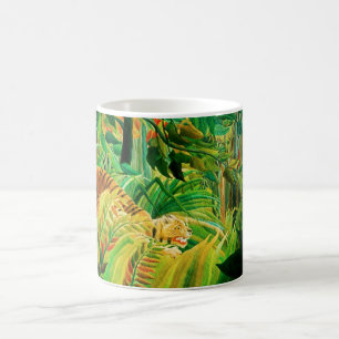 Mug Tigre de Henri Rousseau dans une tempête tropicale