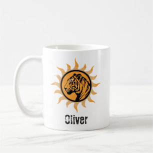 Mug Tigre faune vintage Soleil