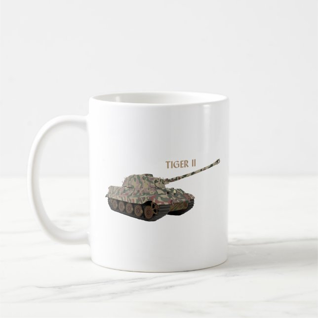 Mug Tigre II Allemand 2ÈME GUERRE MONDIALE Battle Tank (Gauche)