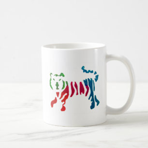 Mug Tigre rayé arc-en-ciel