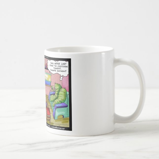 Mug Time 2 Cocoon Funny Papillon Cadeaux et Tee - shir (Droite)