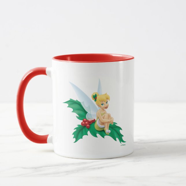 Mug Tinkerbell | Christmas Holly (Gauche)