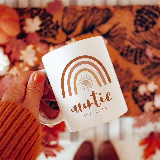 Mug TINLEY Tante Établi Boho Terracotta Arc-en-ciel (Créateur téléchargé)