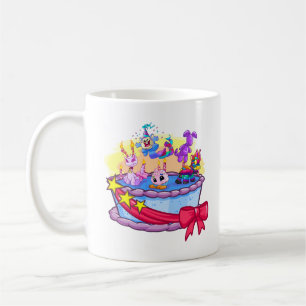 Mug Tir de groupe de gâteau d'anniversaire