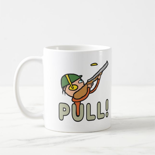 Mug Tir de pigeon argenté (Gauche)