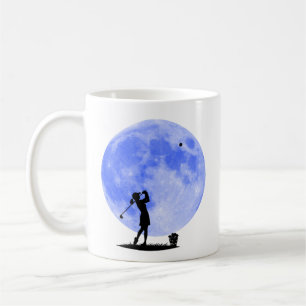 Mug Tir Pour Les Objectifs Féminins De La Lune Golfeus