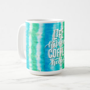 Mug Tirages d'encre Vibes d'été Tie teinture