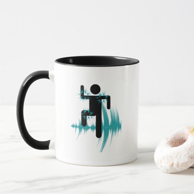 Mug Tirer autour de la boue (Avec donut)