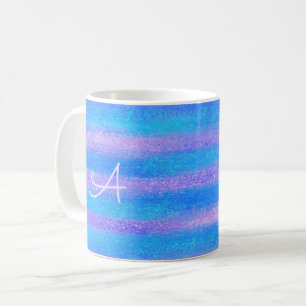 Mug Tirures Iridescentes Chatoyantes Turquoise Rose