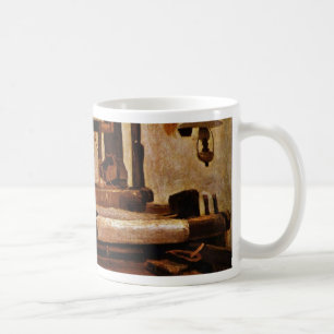 Mug Tisserand au métier à tisser par Vincent van Gogh